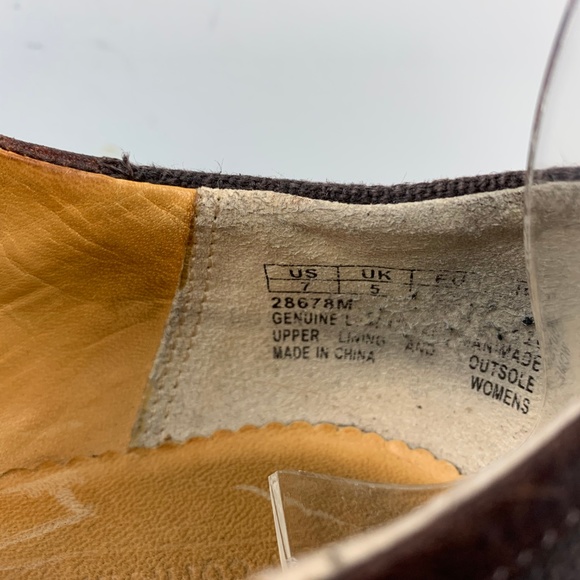 Timberland Boot Co. Tackhead Brown Wingtip Shoes 7 - Picture 8 of 8